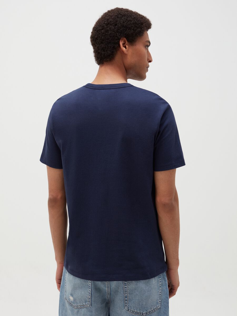 T-shirt in cotone con stampa logo Uomo_2