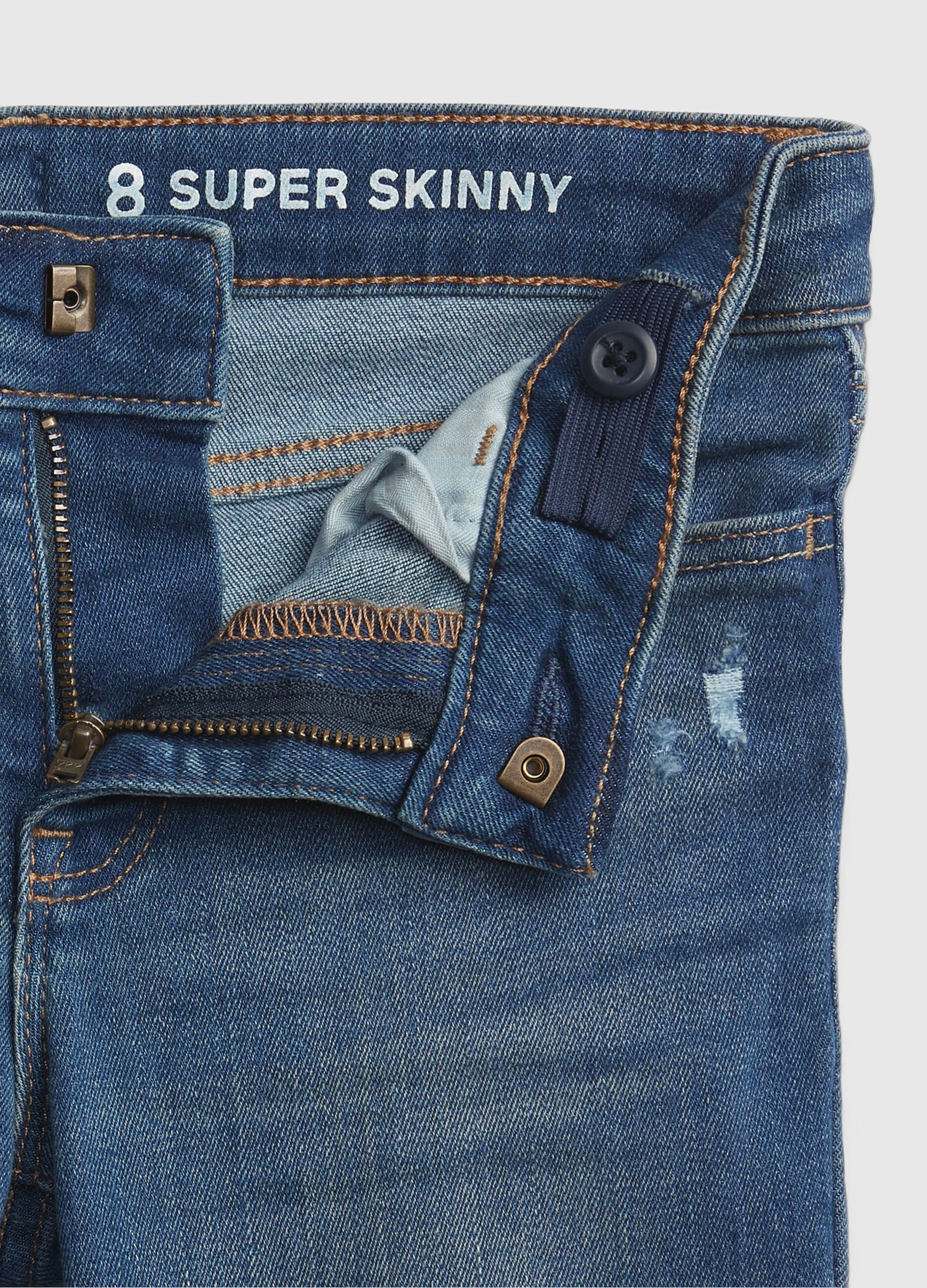 Jeans skinny fit con abrasioni _2
