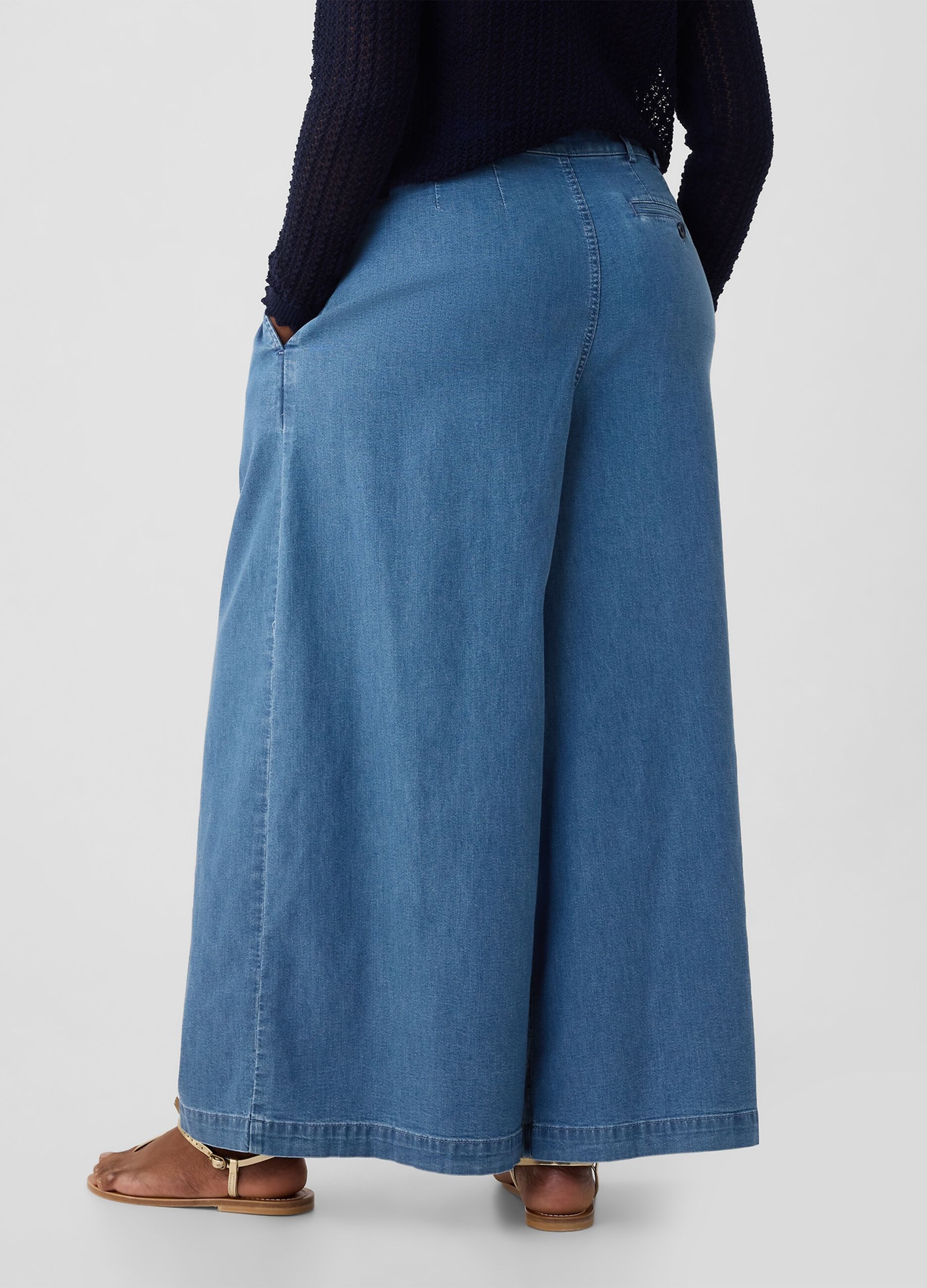 GAP x DÔEN Jeans wide leg con pinces_4