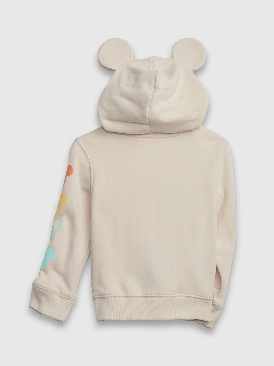 Full-zip sweatshirt with hood and logo and Disney print Newborn Boy_1