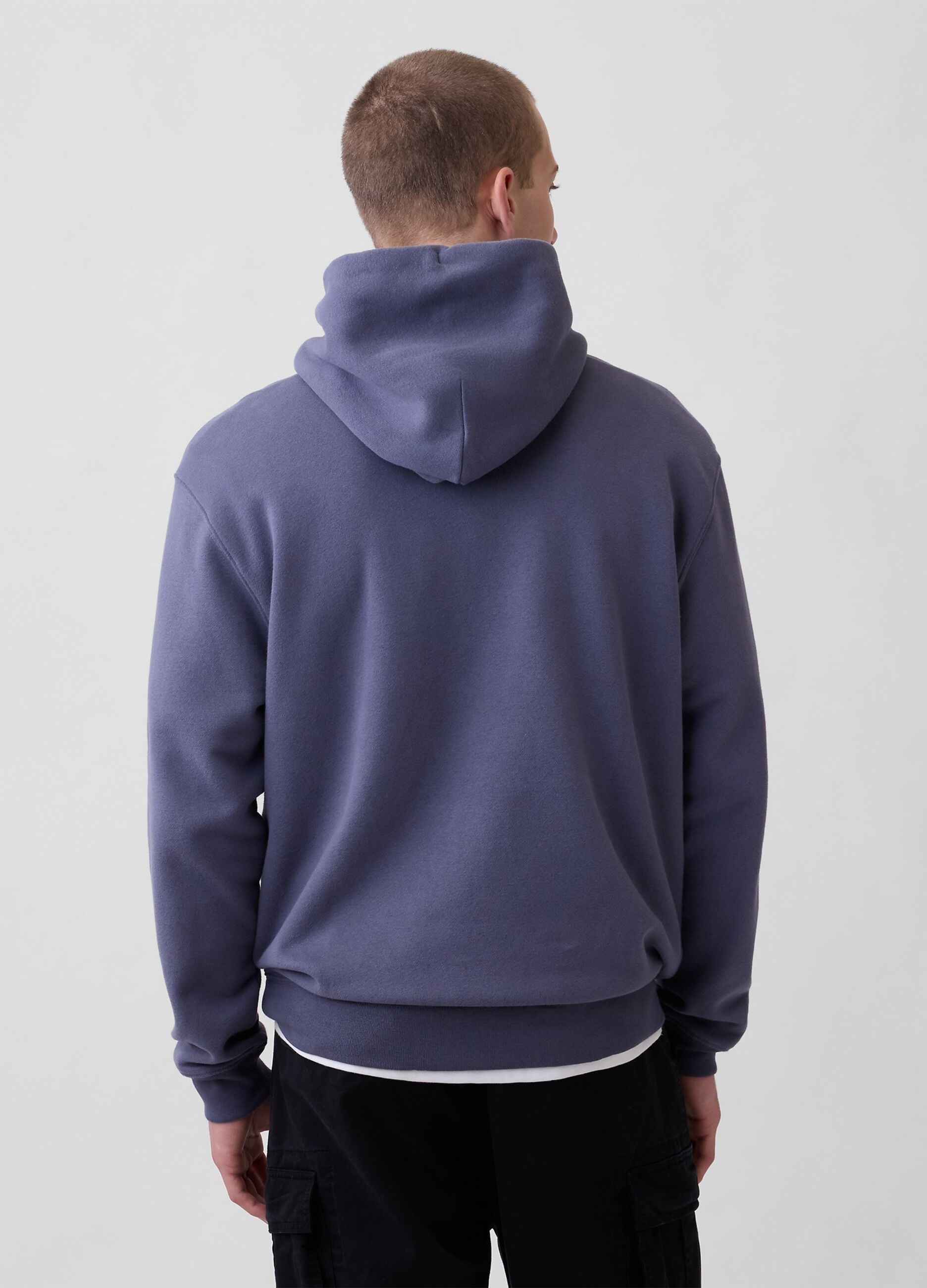 Felpa con cappuccio con logo GAP in misto cotone