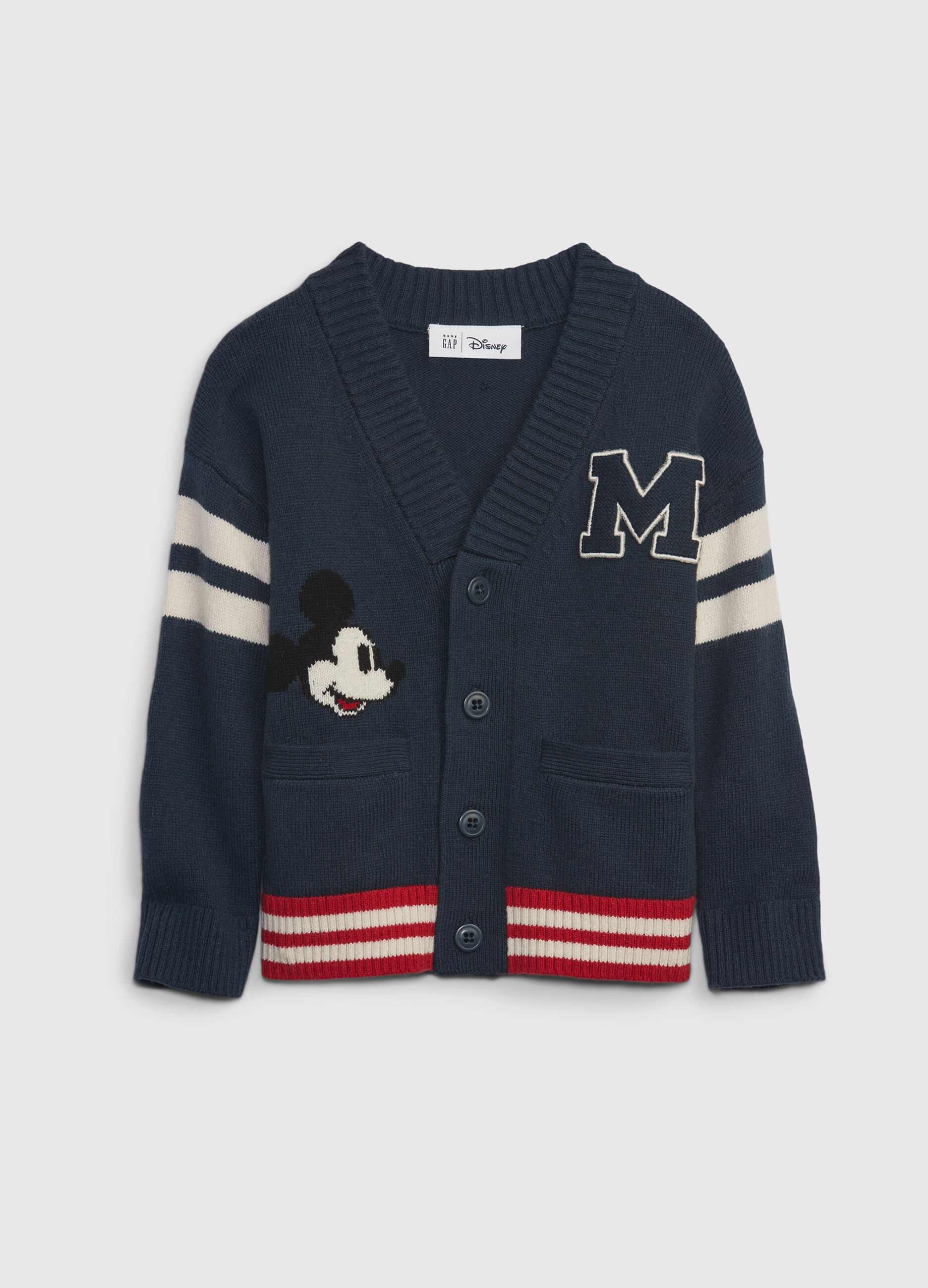 Cardigan jacquard Disney Baby Topolino
