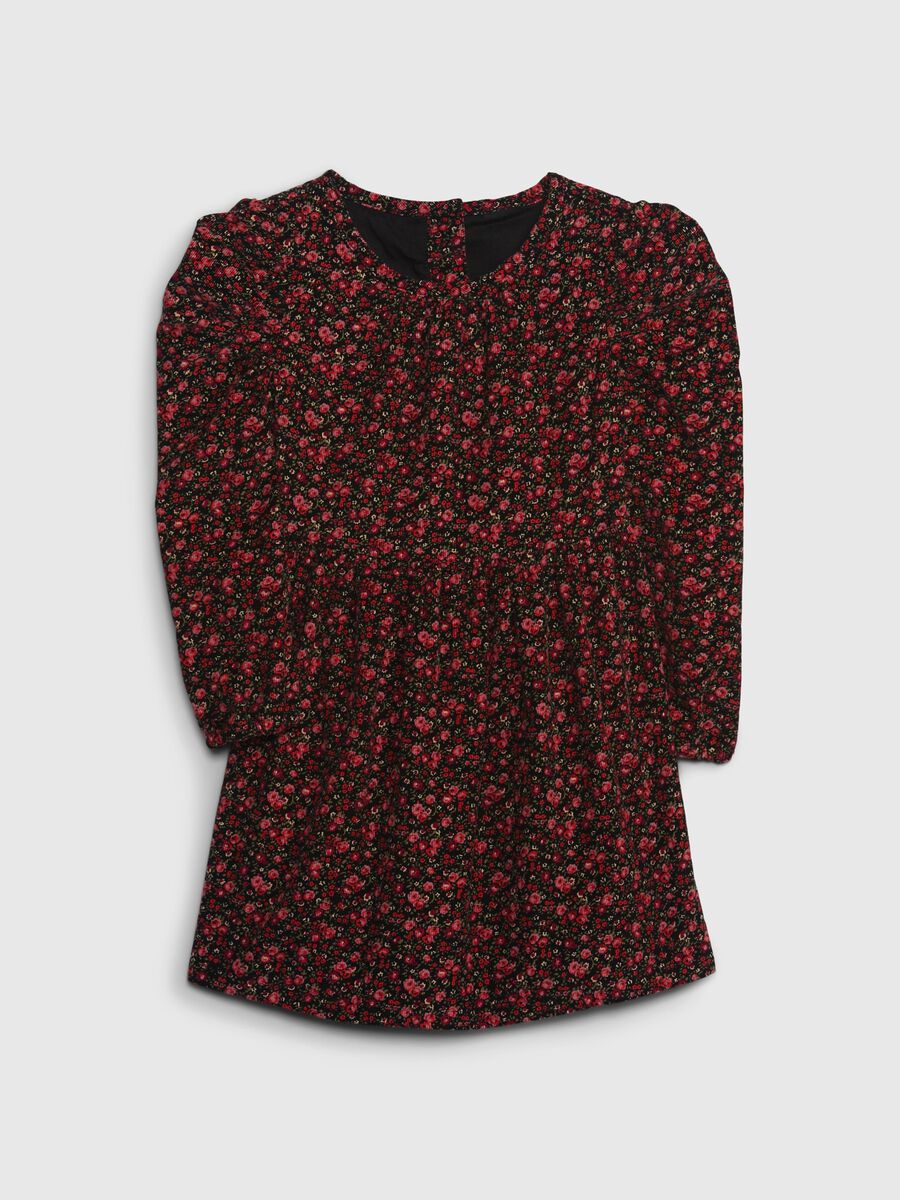 Long-sleeved dress in corduroy Baby Girl_0