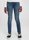 Jeans skinny fit con abrasioni _0