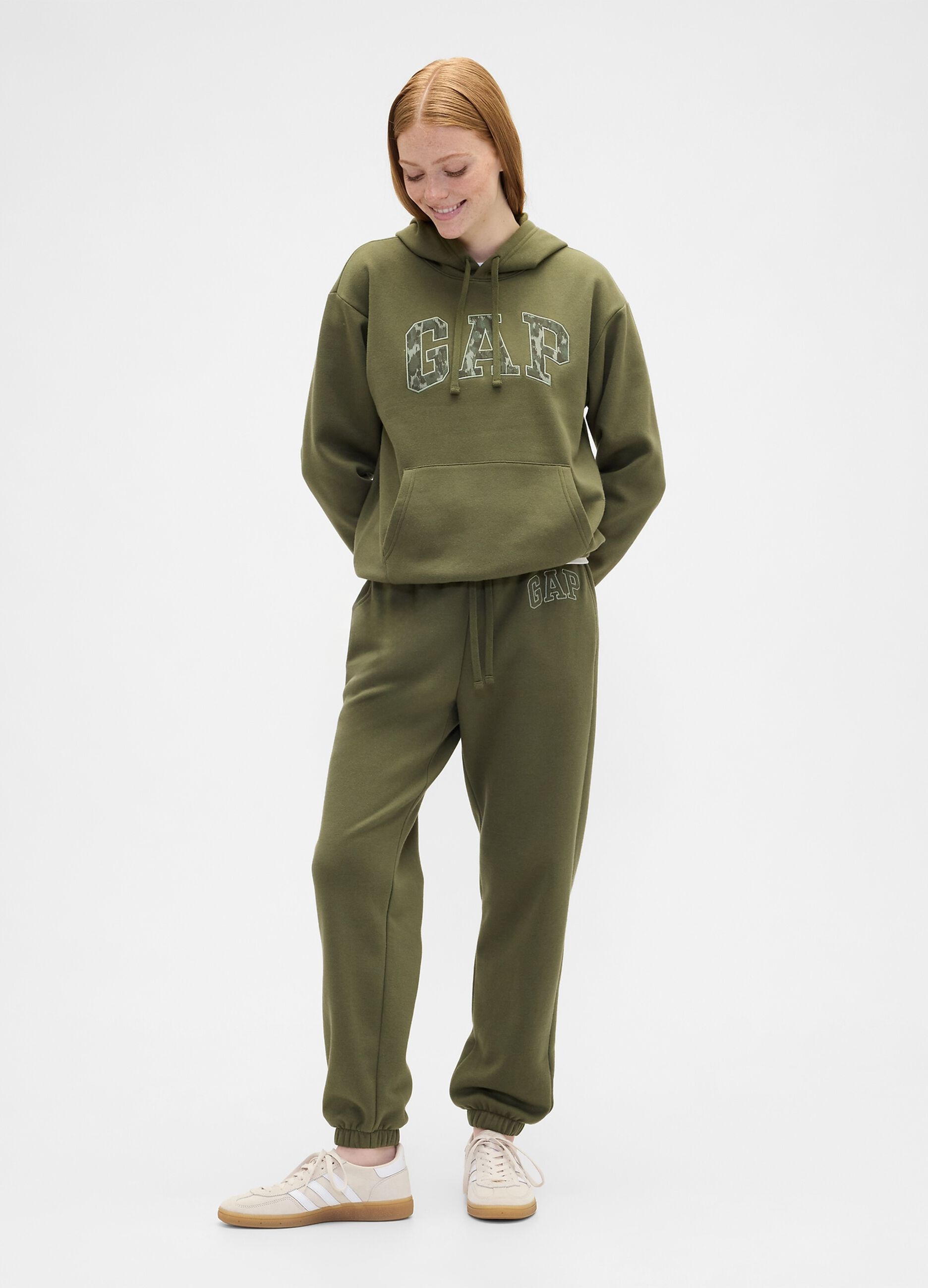 Felpa con cappuccio e logo GAP