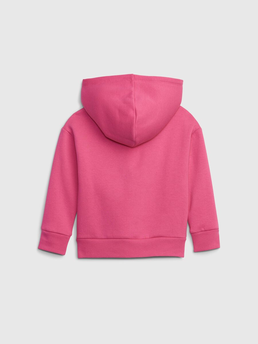 Sweatshirt with hood and logo print Kid Unisex_1