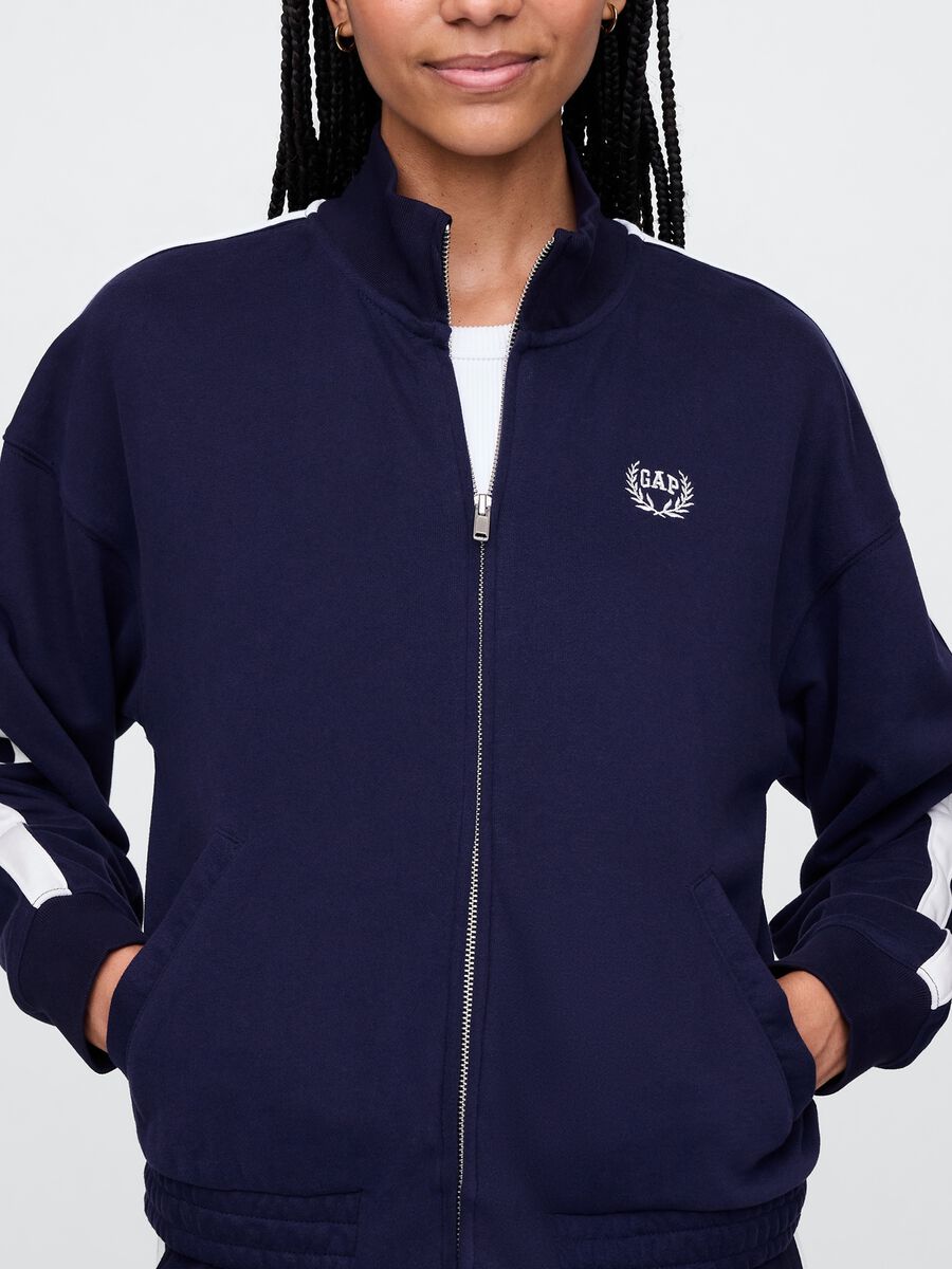 Felpa blu full zip Gap Donna_3