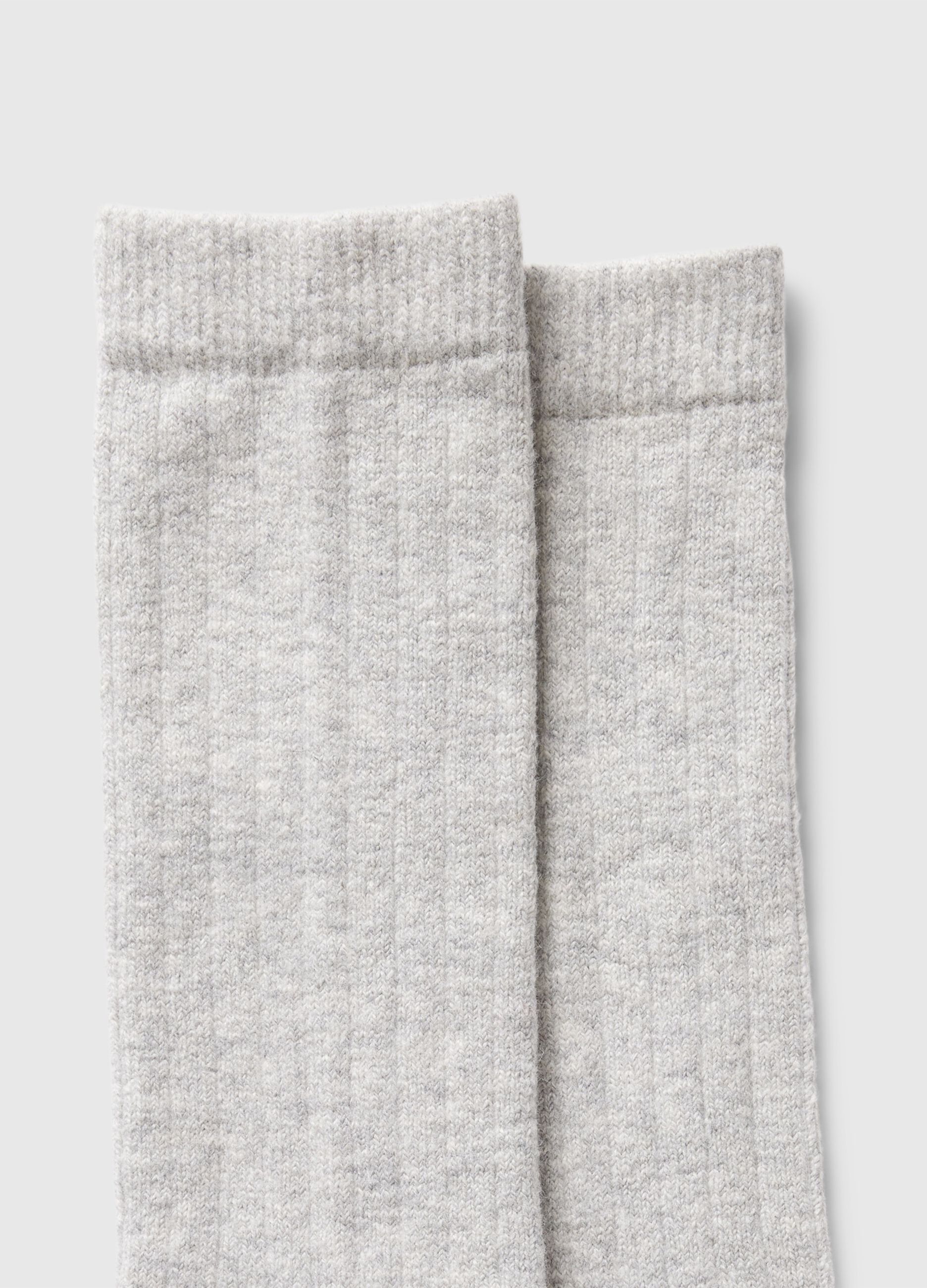 Midi socks with flat ribbing_1