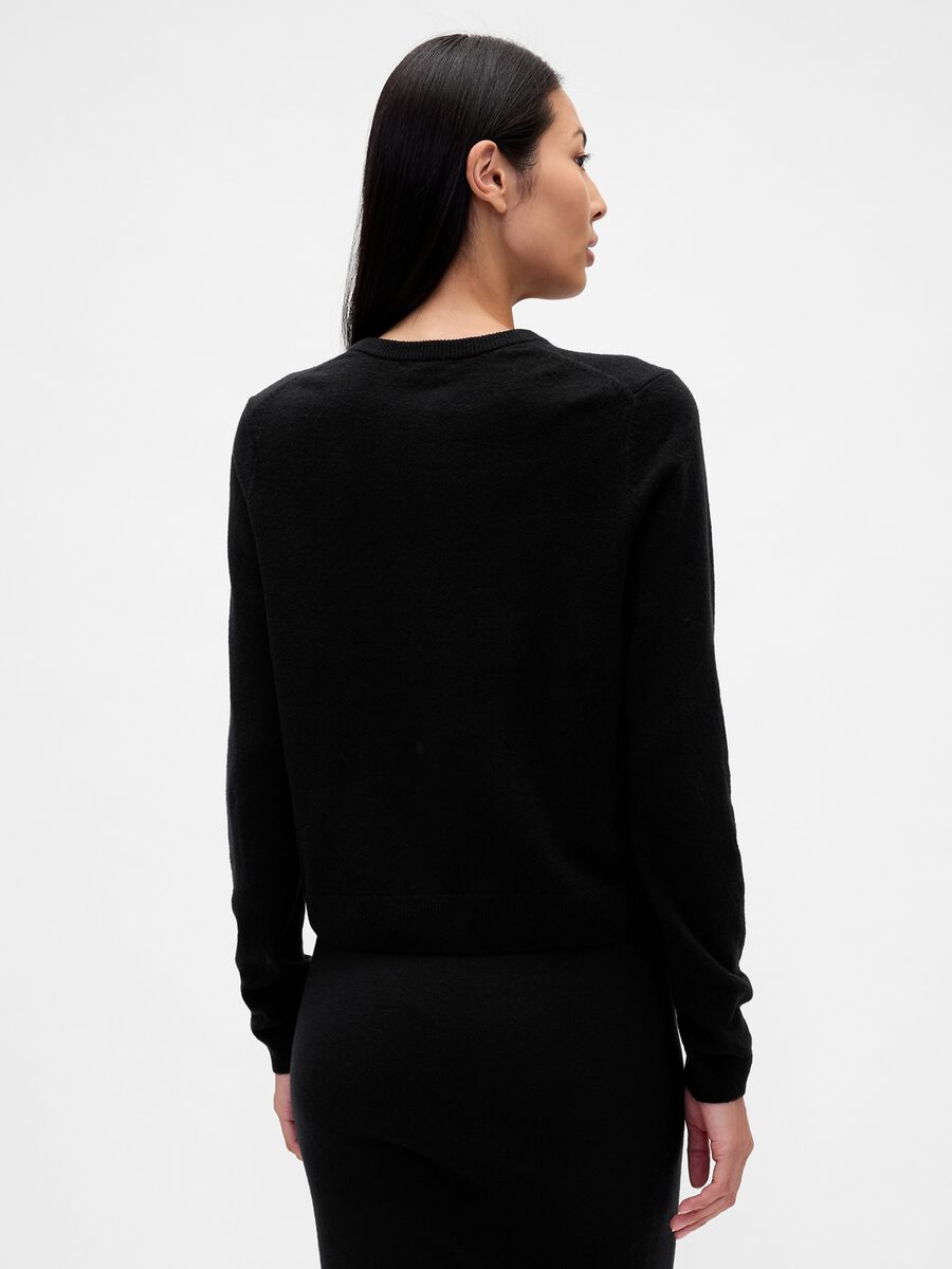 Cardigan nero da donna Donna_2