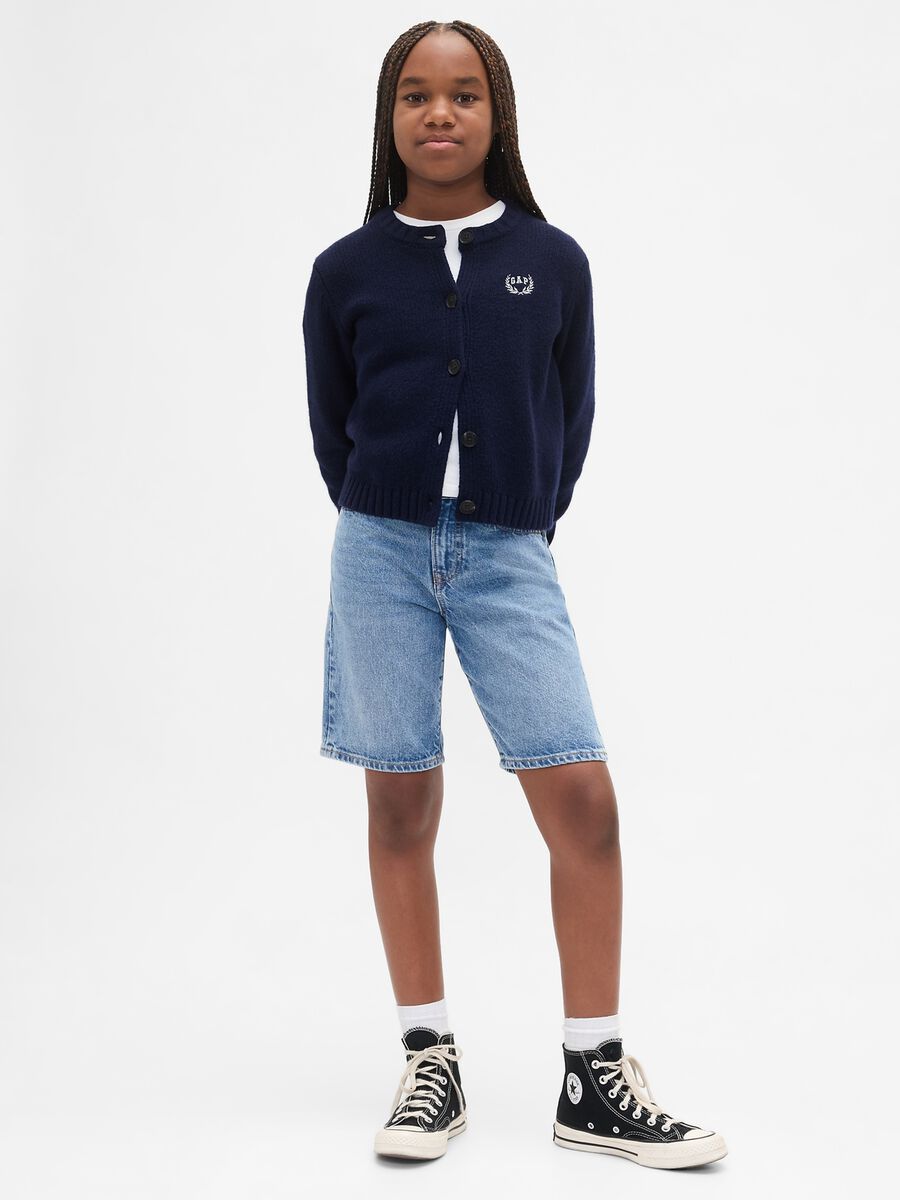 Cardigan blu per bambina Bambina_2
