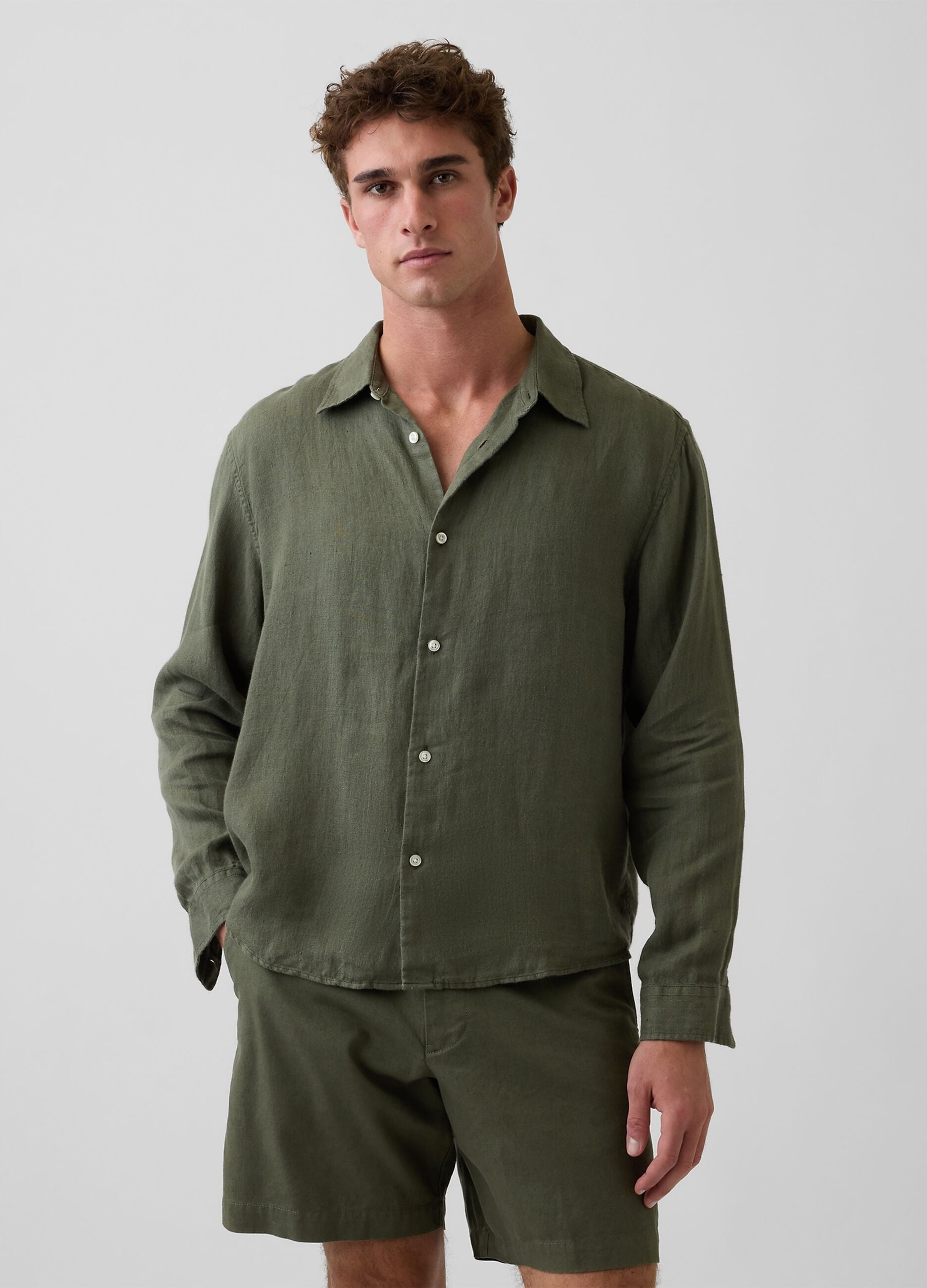 Camicia in puro lino