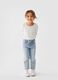 Jeans mom fit con rouche_0