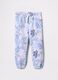 Joggers with drawstring butterflies print and logo embroidery_0