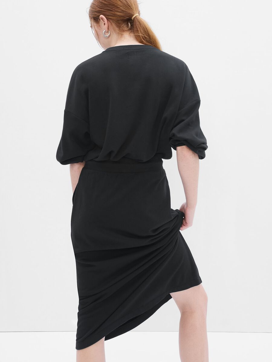 Felpa boxy con ricamo logo Donna_1