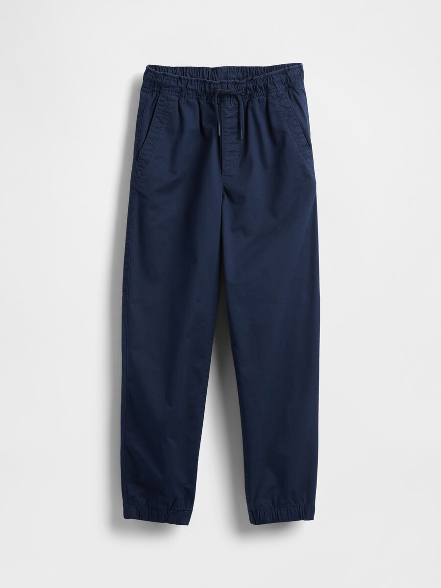 Pantaloni blu elasticizzati Boy_4