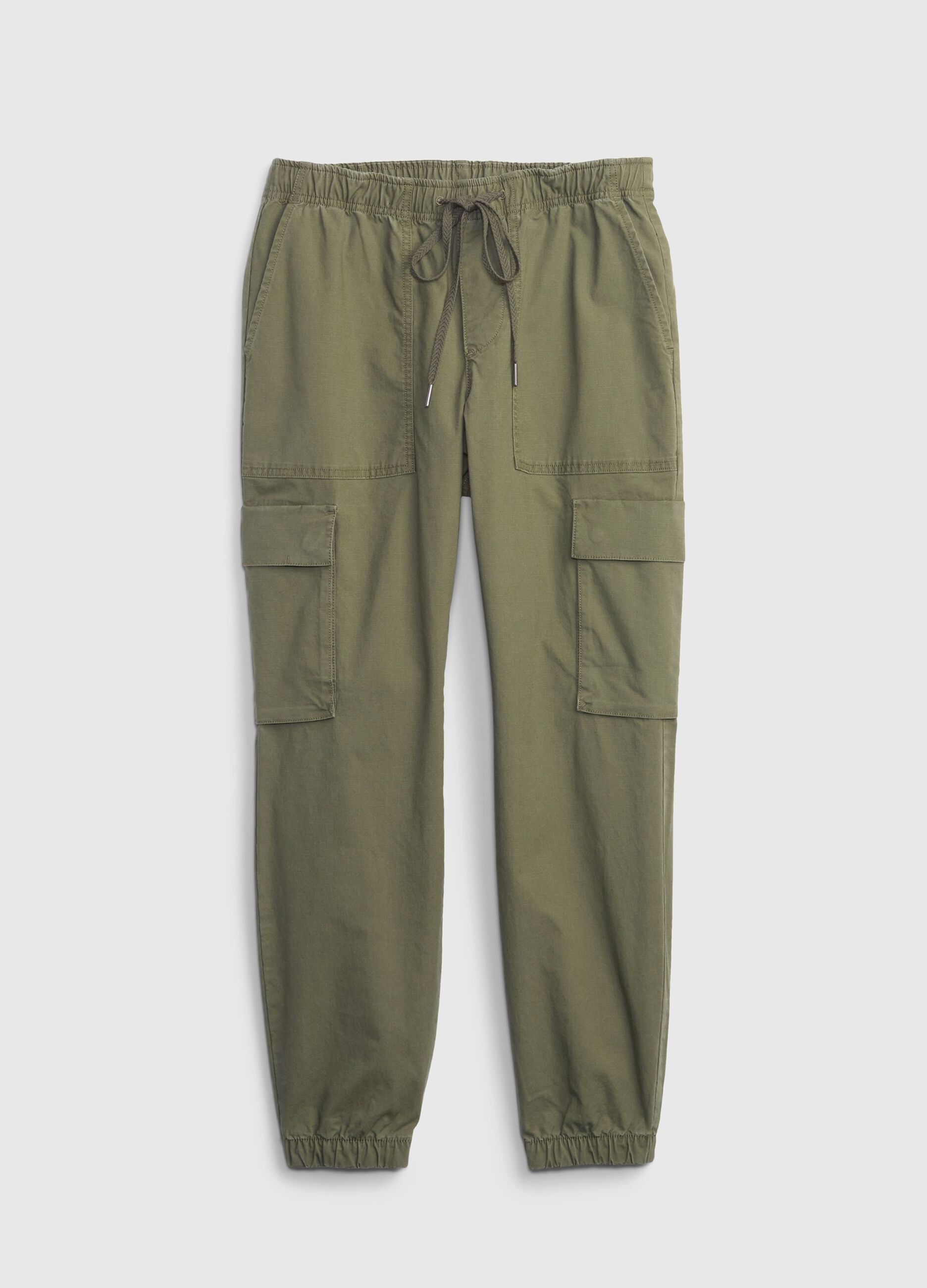 Cargo joggers with drawstring_2