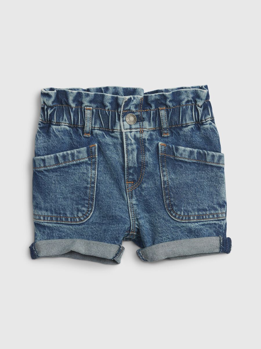 Mum-fit shorts with pockets Newborn Boy_0
