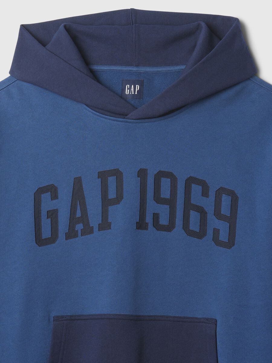 Felpa con cappuccio e stampa logo  Uomo_4