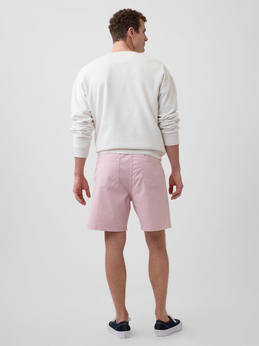 Stretch cotton shorts Man_1