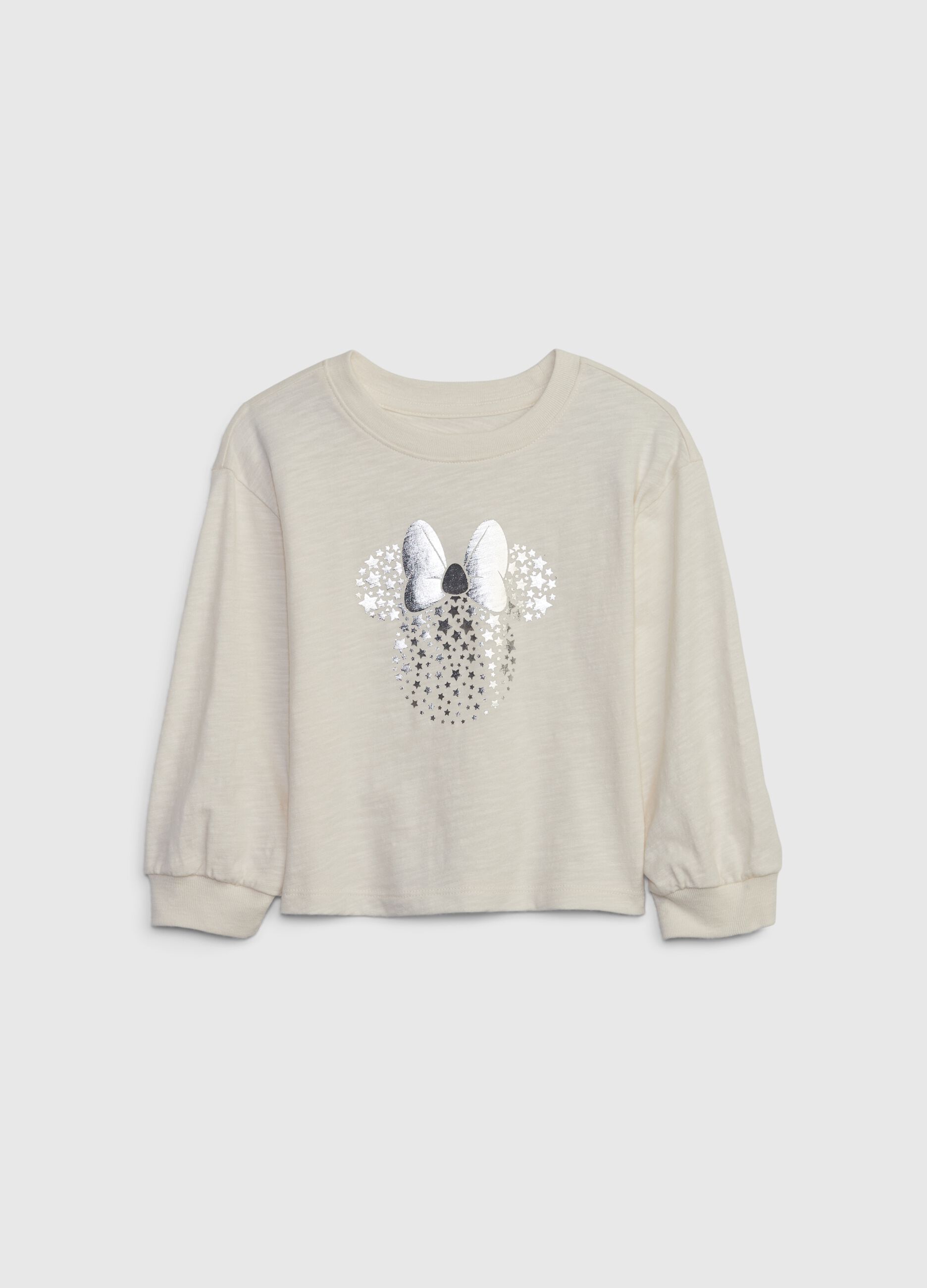 Long-sleeved T-shirt with Disney foil print