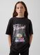 T-shirt Stitch Disney a maniche corte in puro cotone_0