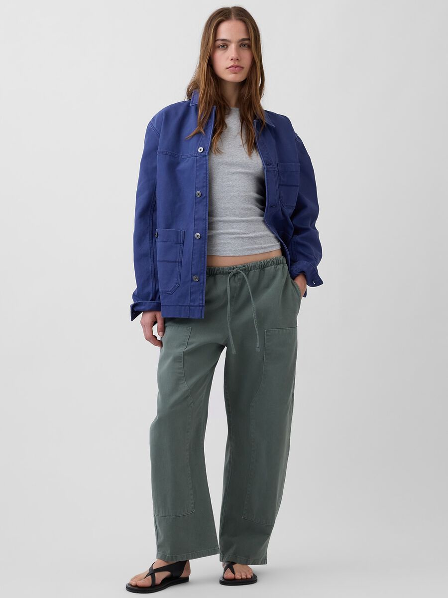 Pure Cotton Trousers Woman_0