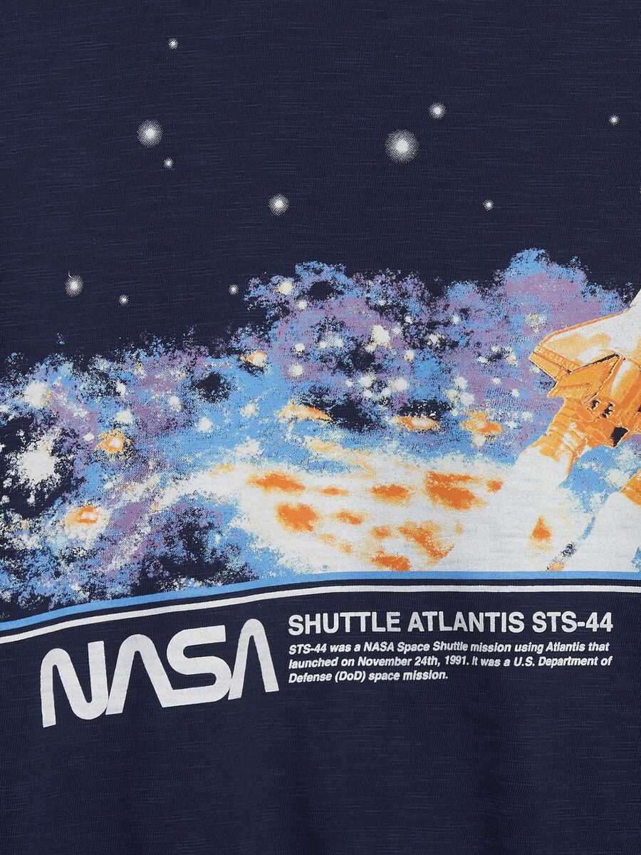 T-shirt girocollo con stampa NASA Bambino_2