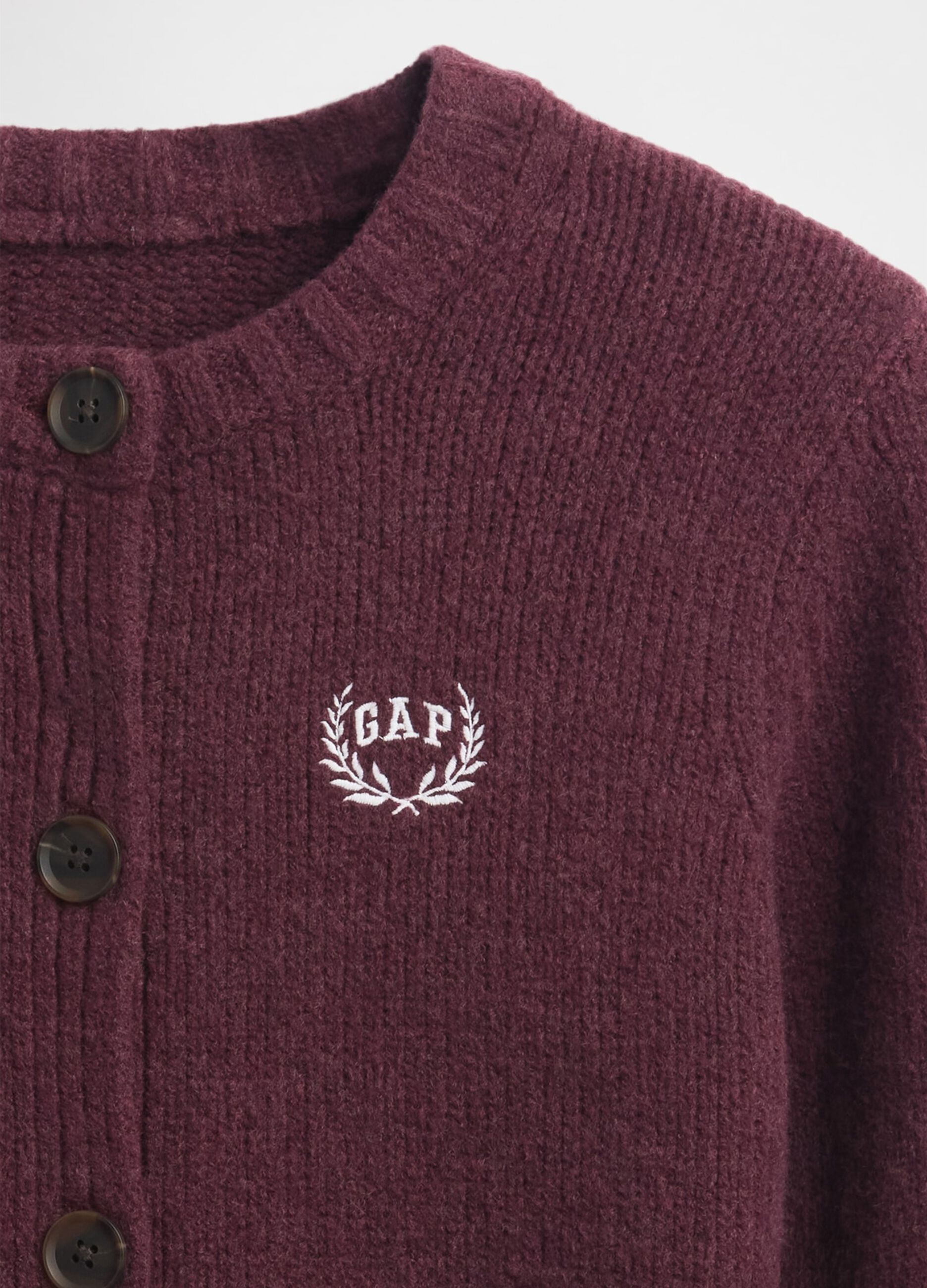 Cardigan viola per bambina in misto cotone_4