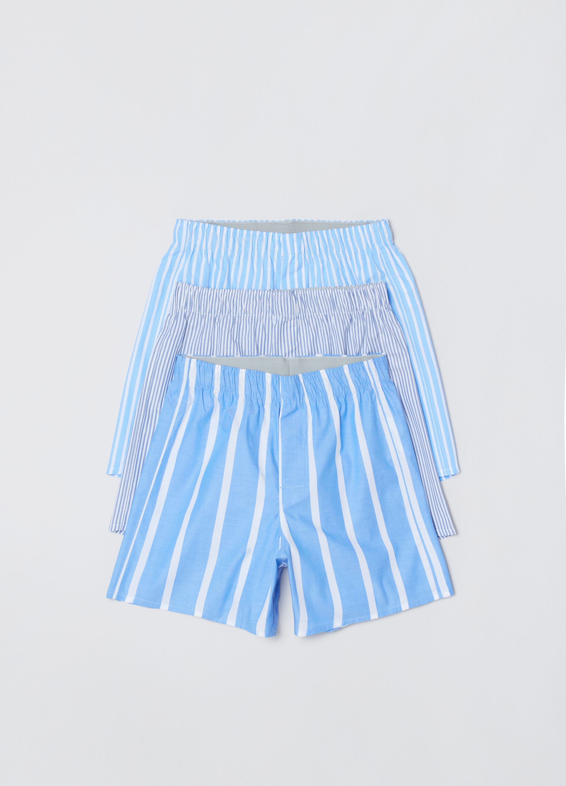 Multicoloured pure cotton boxers