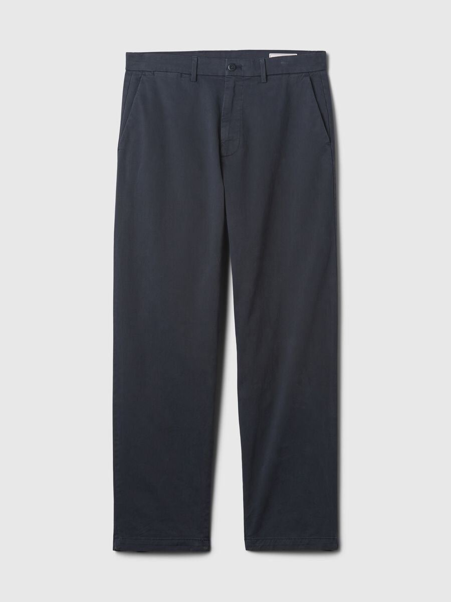 Baggy-fit trousers in stretch cotton Man_4