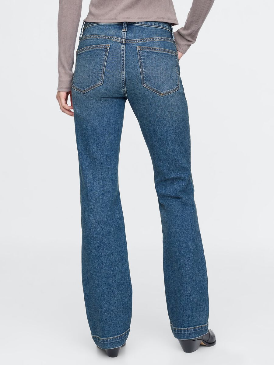 Jeans a gamba larga in misto cotone Gap Donna_2