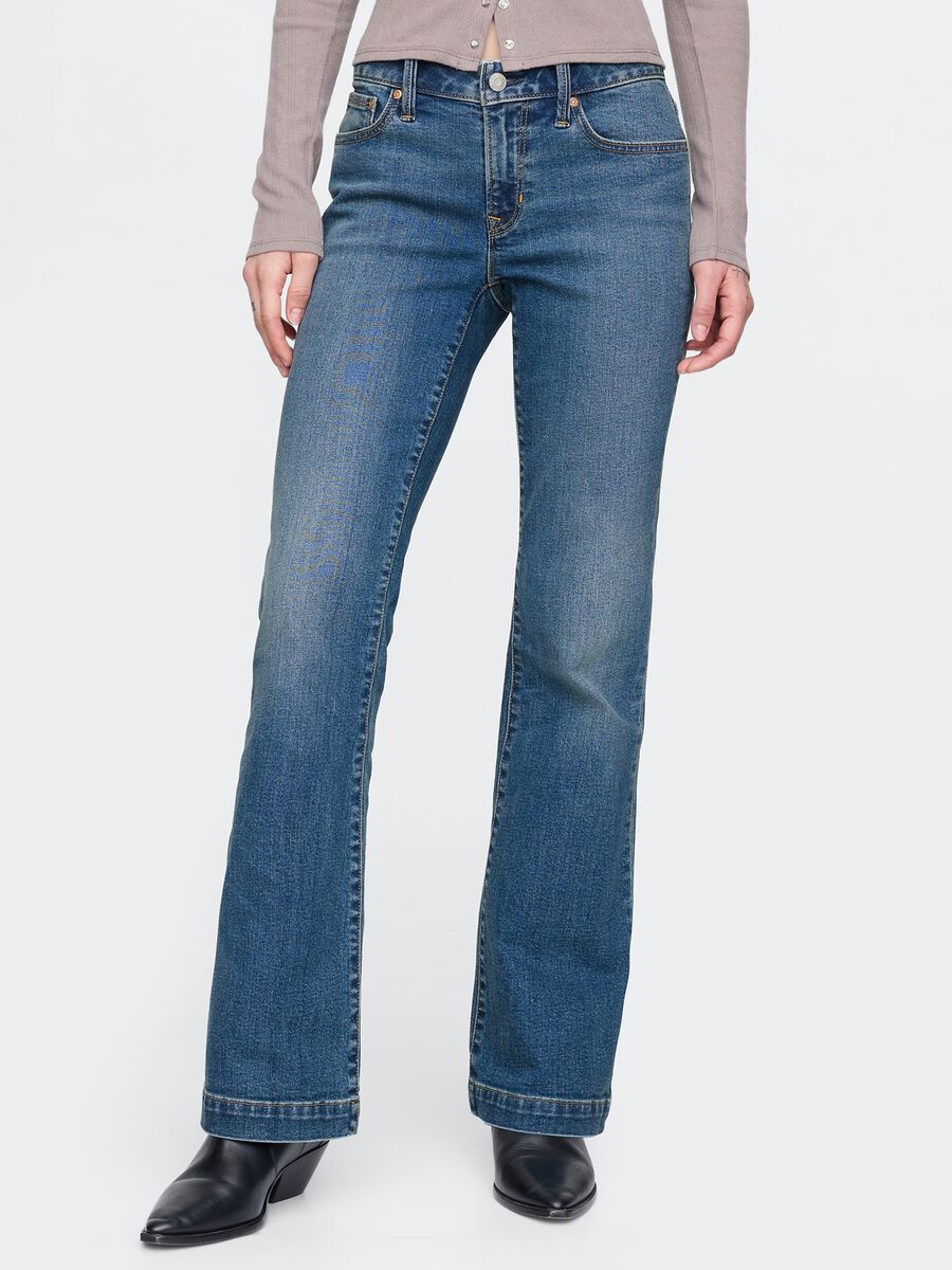 Jeans a gamba larga in misto cotone Gap Donna_1