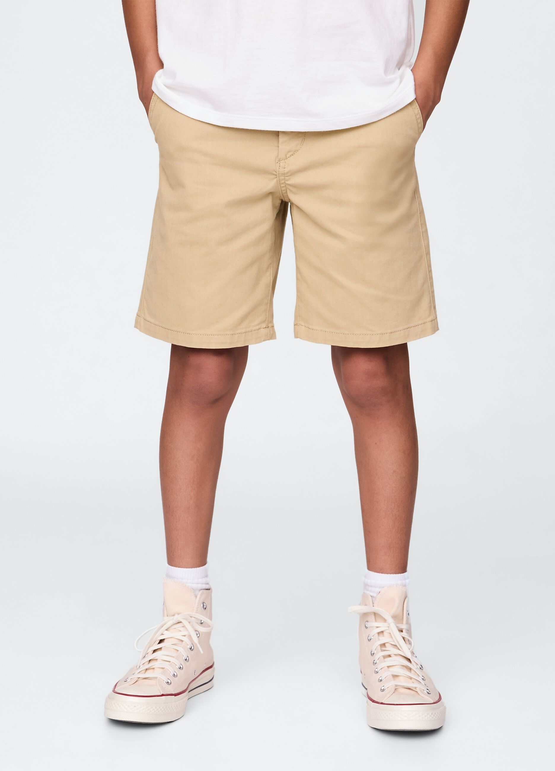 Bermuda beige per ragazzi_1