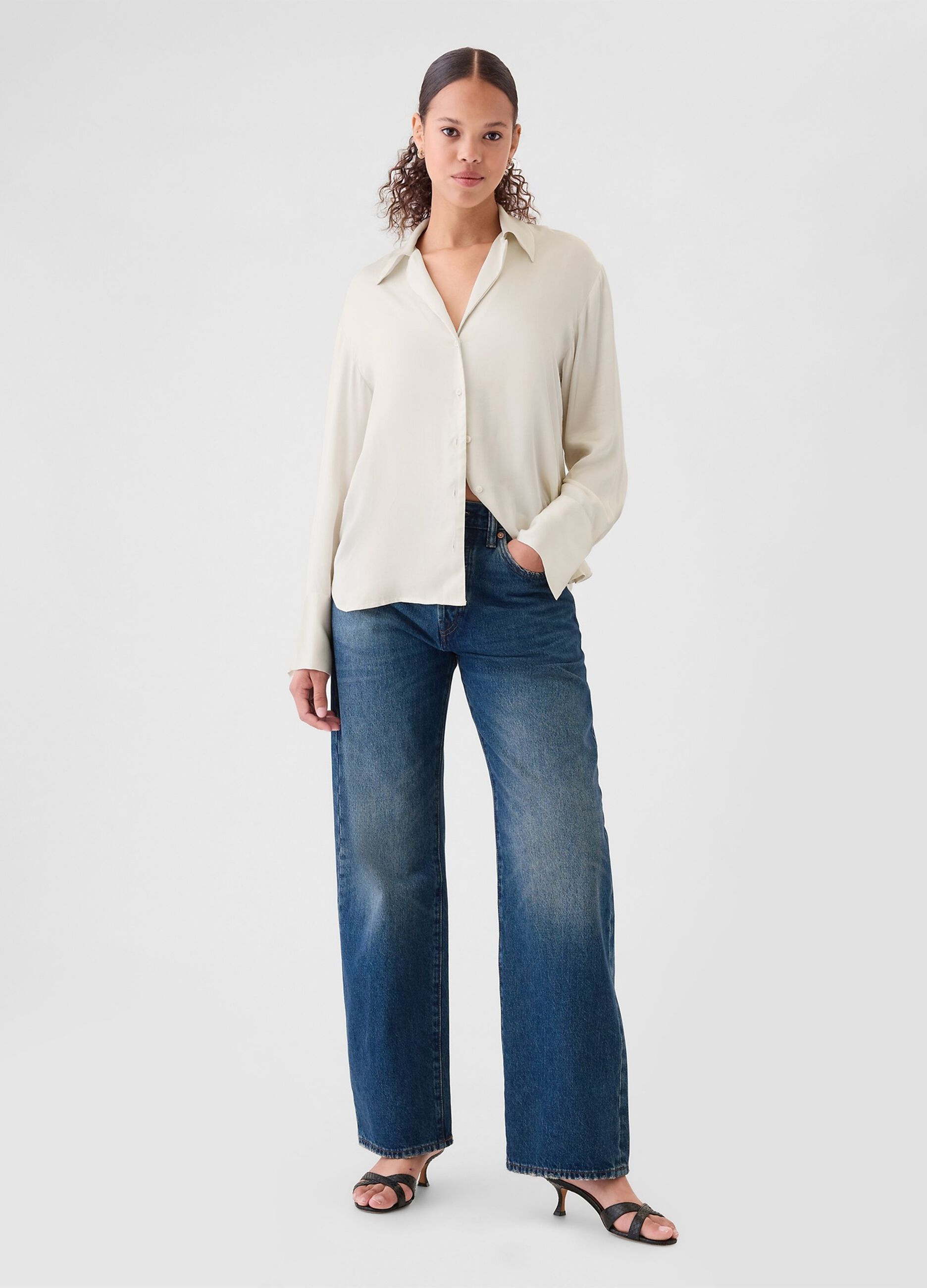 Camicia in viscosa satin_1