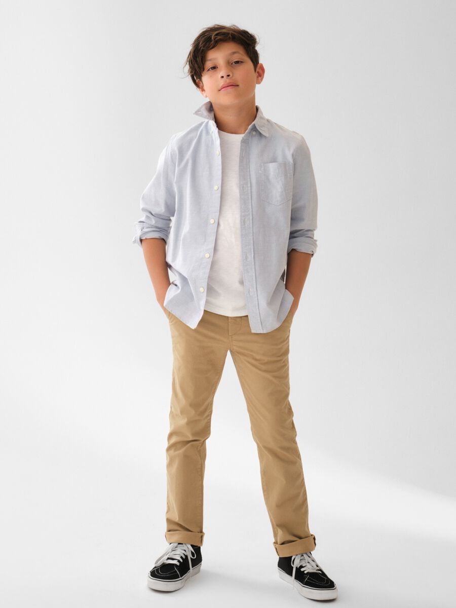 Oxford shirt with pocket Boy_1