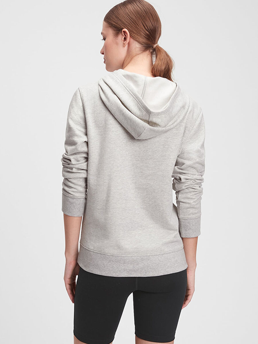 Hoodie with embroidered logo Woman_2