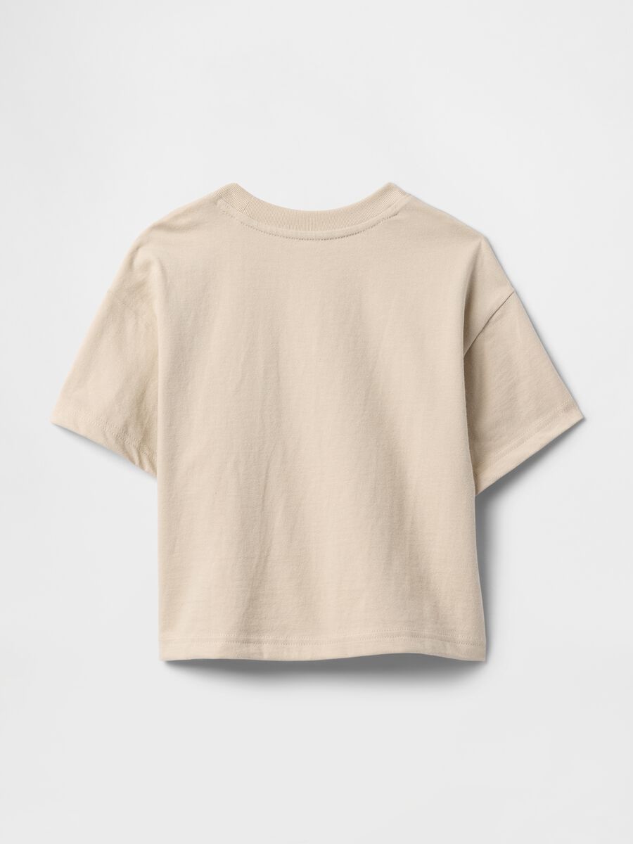 T-shirt beige con fantasia Hot Wheels Baby Boy_1