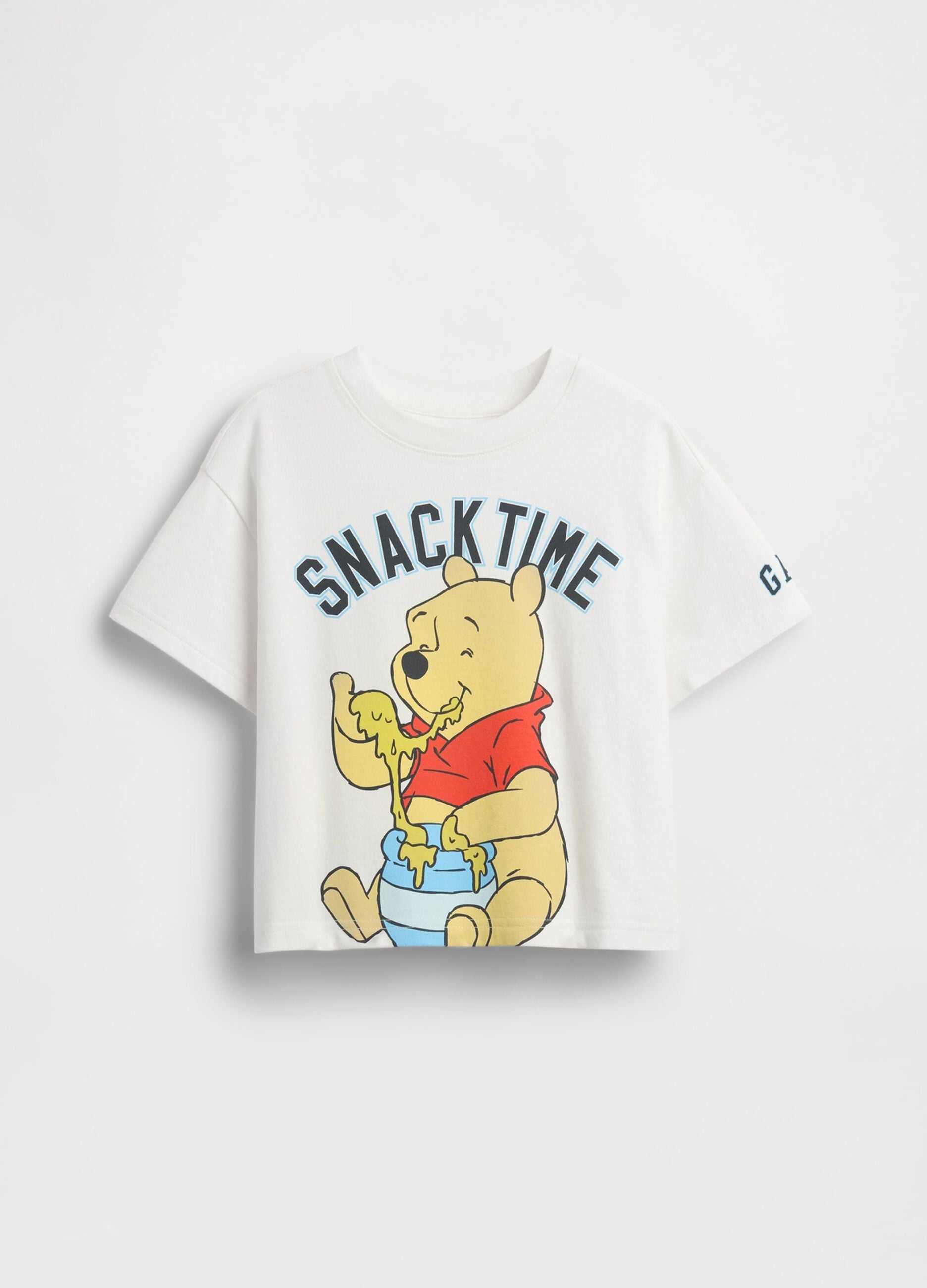 T-shirt Winnie Disney a maniche corte in puro cotone con logo GAP