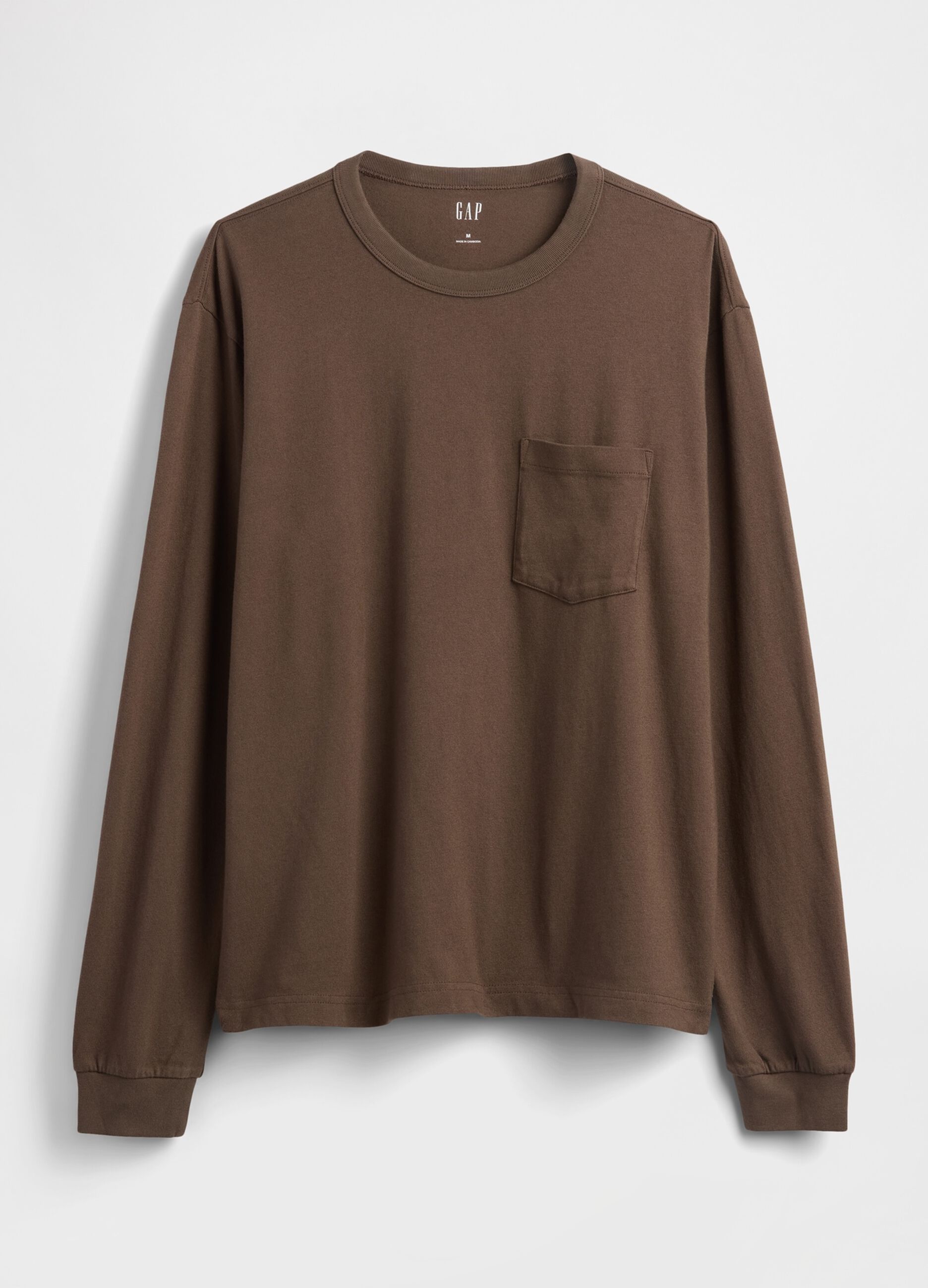 Brown Cotton Long Sleeve Shirt_3