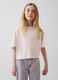 T-shirt a maniche corte in puro cotone_0
