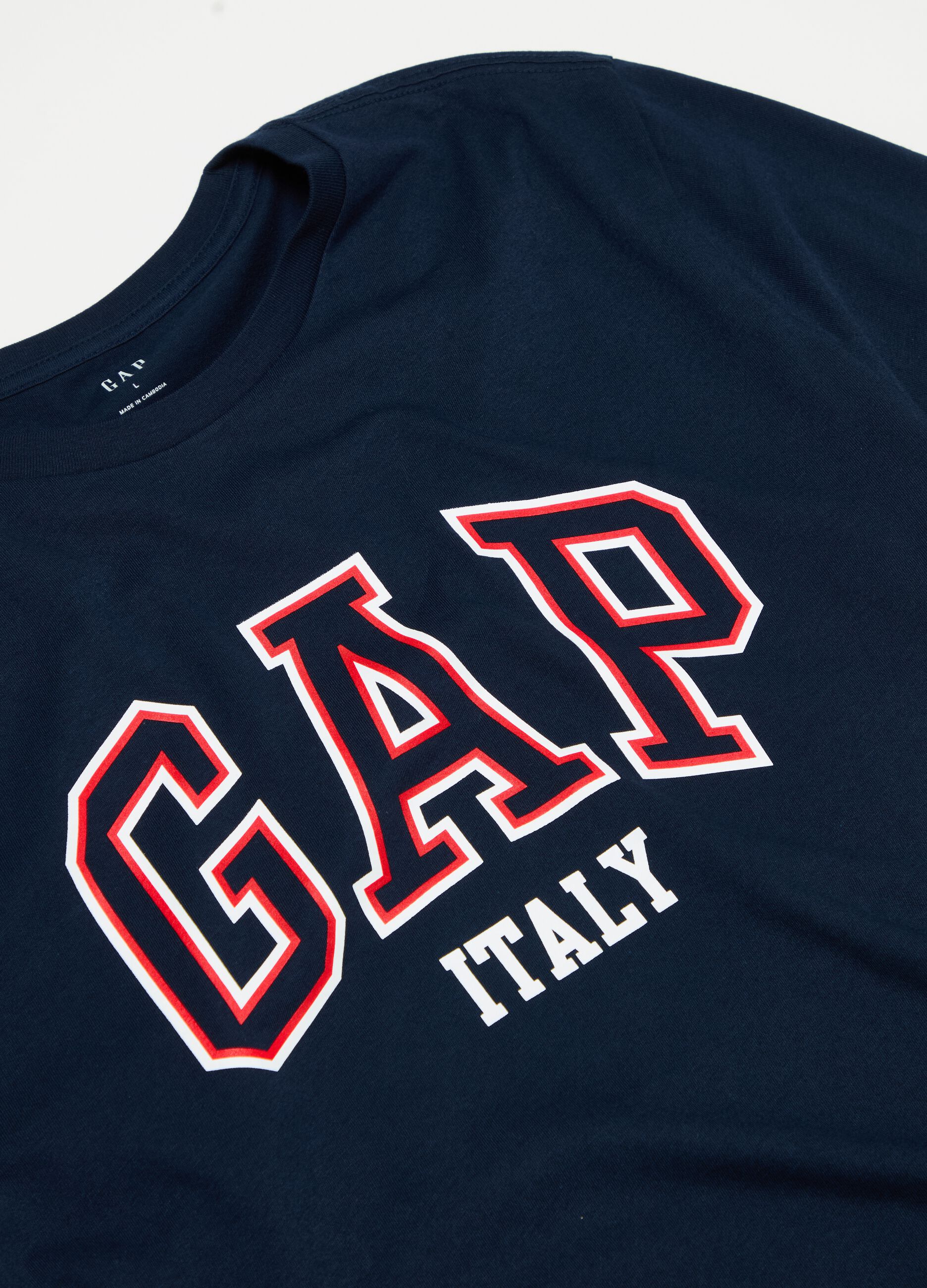 T-shirt con stampa logo e lettering_2