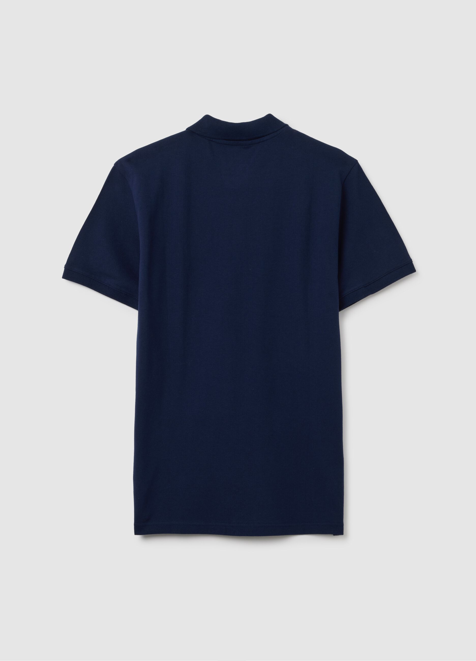 Pique polo shirt with embroidered logo_2