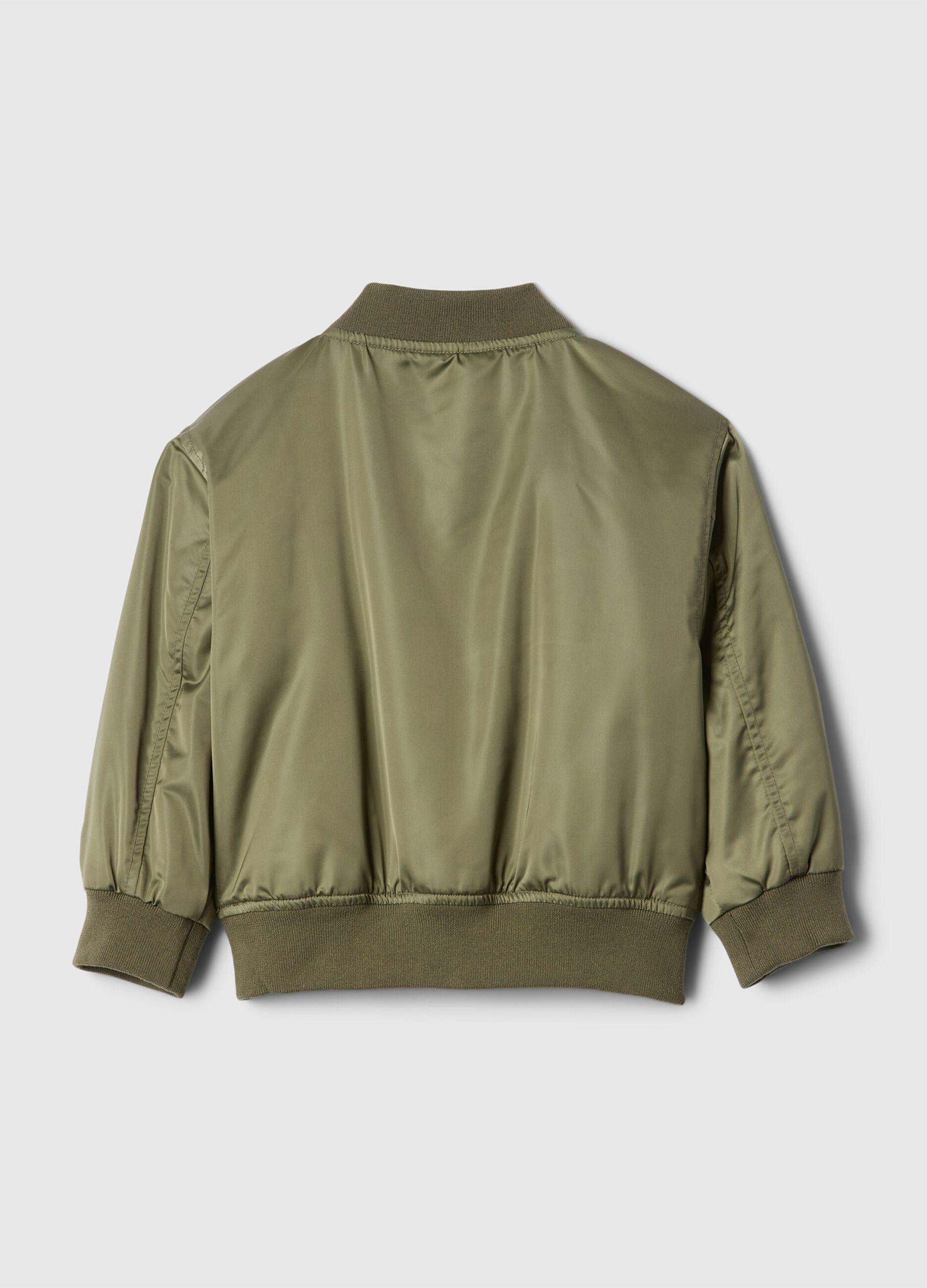 Bomber imbottito con ricamo orsetto_1