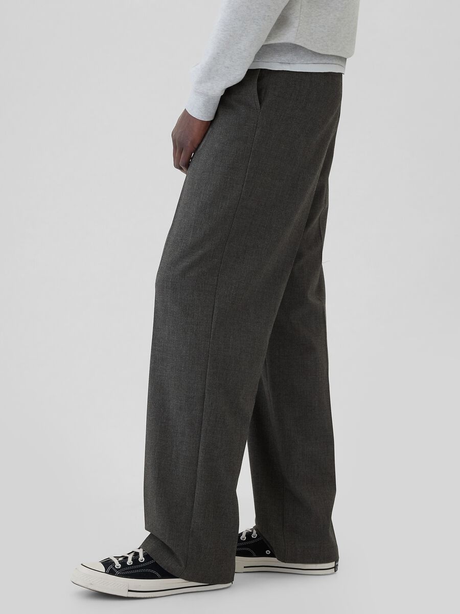 Loose-fit trousers with darts Man_3