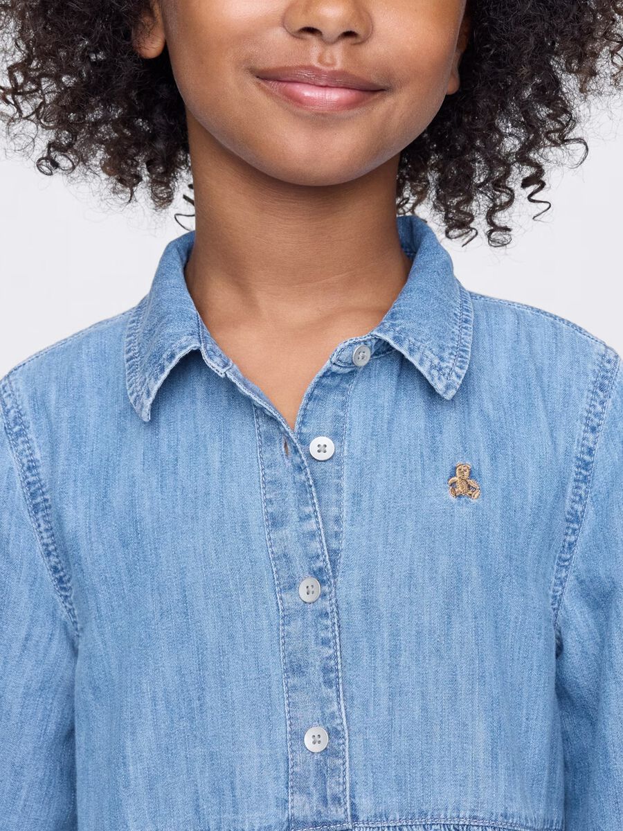 Cotton Denim Dress for Girls by GAP Kids Girl_1