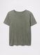 T-shirt verde in puro cotone_3