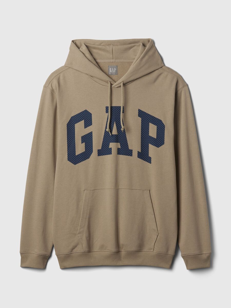Felpa con cappuccio stampa maxi logo Uomo_3