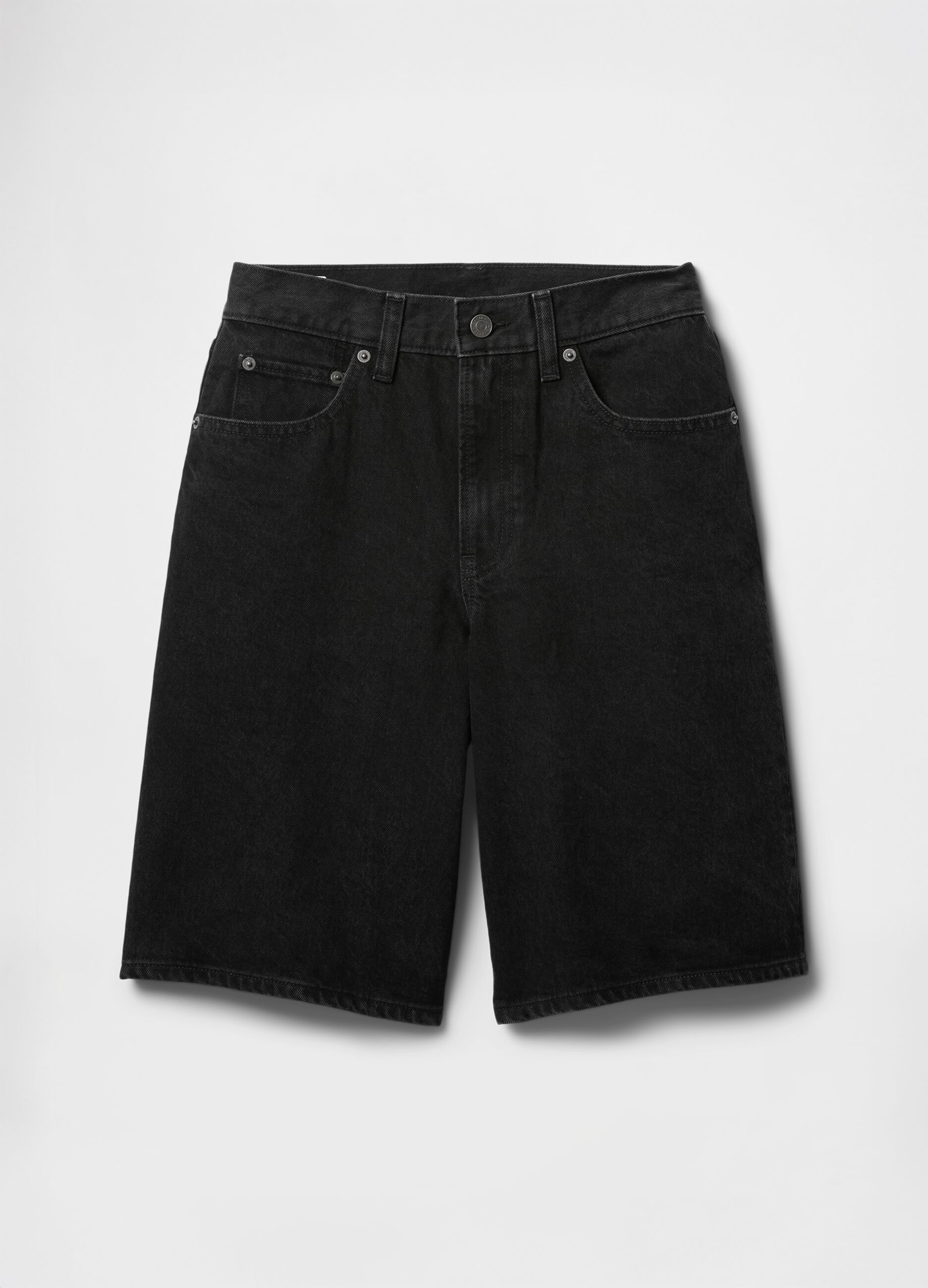 Bermuda neri in denim_6