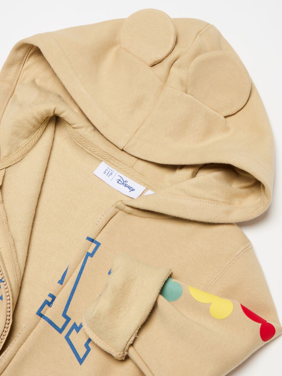 Full-zip con orecchie e stampa Disney Topolino Bimbo_2