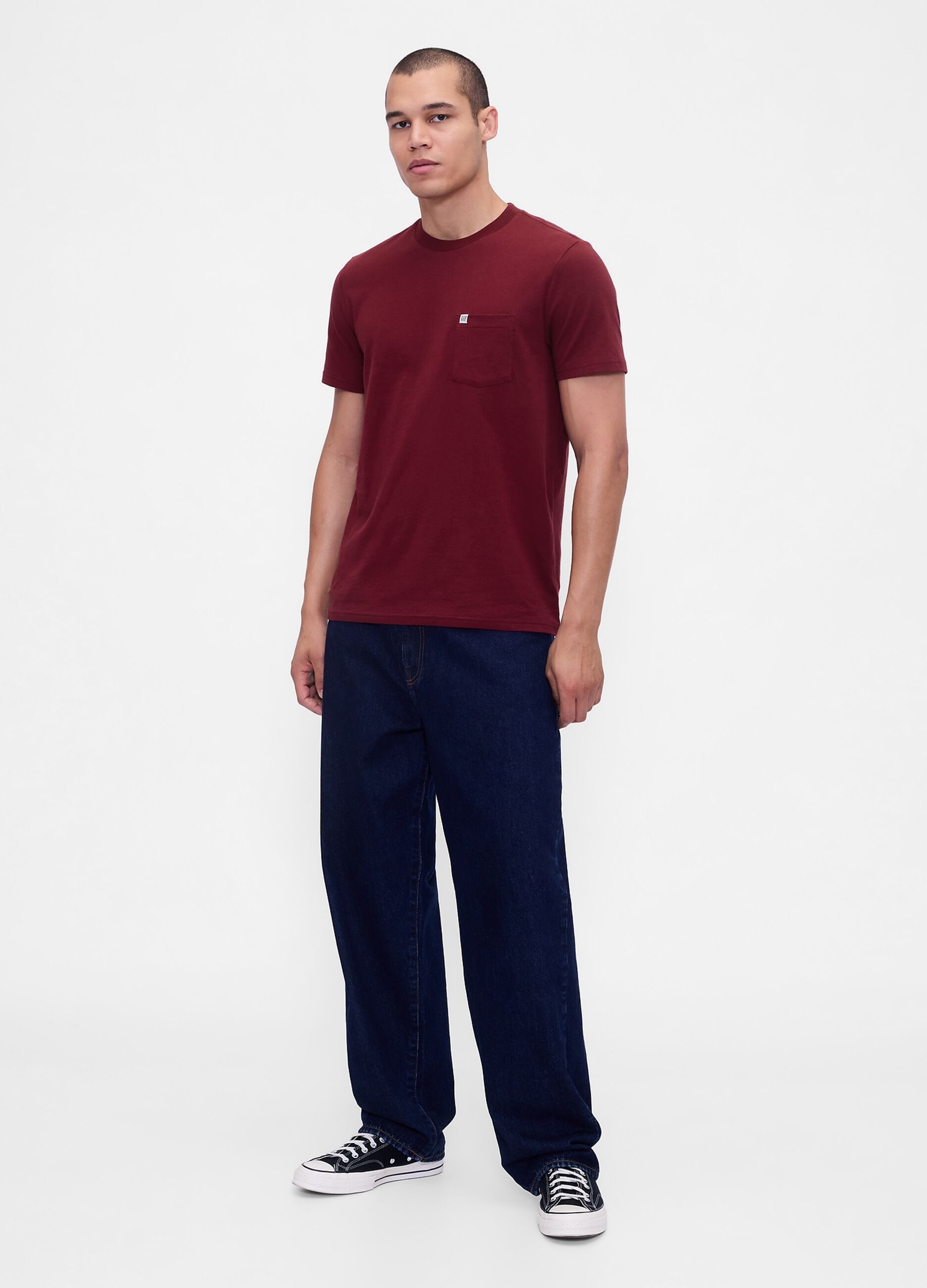 T-shirt rossa in cotone_2